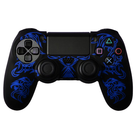 Protective Sleeve For PS4 Controllers - Dragon Black Blue