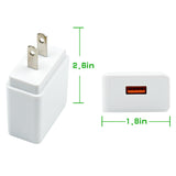 USB to AC power Quick Charge adapter US