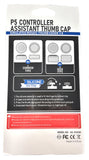 4 Sized Thumbstick Cap sets for the Playstation 5 Controller Black