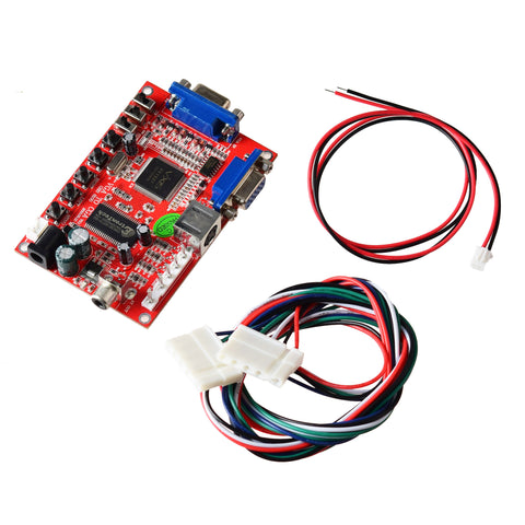 Arcade Game VGA to CGA RGBS/CVBS/S-VIDEO Video Converter Board GBS-8100