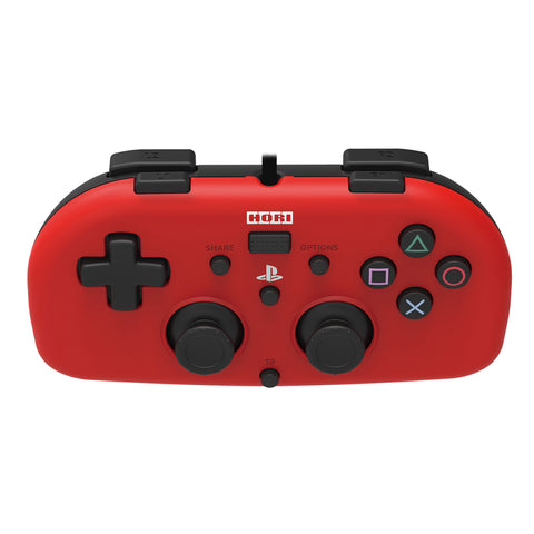 HORI Mini Gamepad Wired Controller for PS4 Red