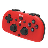 HORI Mini Gamepad Wired Controller for PS4 Red