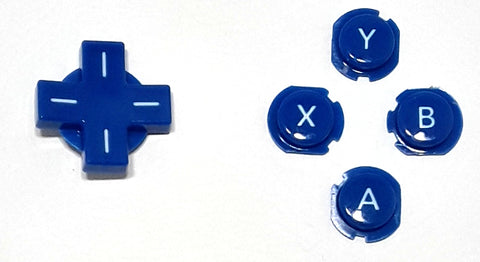 Original Pull ABXY D-pad Cross button set for the Nintendo 3DS