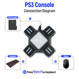 KX USB Keyboard and Mouse Converter for Switch/Xbox One/PS3/PS4