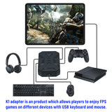 K1 USB Gaming Keyboard and Mouse Adapter for the Switch/Xbox One/PS3/PS4