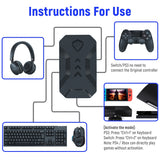 K1 USB Gaming Keyboard and Mouse Adapter for the Switch/Xbox One/PS3/PS4