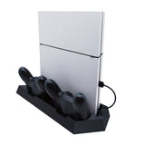 Dobe Vertical Charing Stand with Cooling Fans and USB Hub for the PS4/Slim/Pro