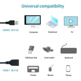 2FT USB2.0 Extension Cable (M/F)