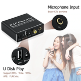 DAC Decoder/Converter with Bluetooth 5.0 Receiver