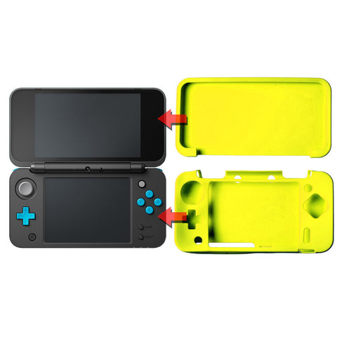 Yellow Soft Silicon Protective Case Skin for the new Nintendo 2DS XL