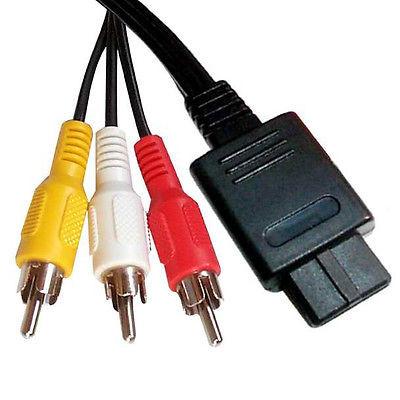 Nintendo GameCube N64 SNES 6ft Audio Video AV Cable to RCA