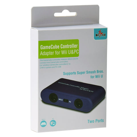 Gamecube Controller Adapter for Wii U & PC (2 Ports)