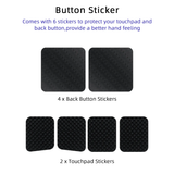 Protective TPU Case with Kickstand and Touchpad/Button Stickers - Black