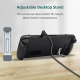Thumbstick and Charger Protection Set with Kickstand for Steam Deck/Switch