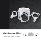 Wall Mount Stand with Screws for Oculus Quest 2/PS VR-White