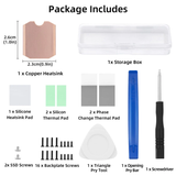 Heatsink Thermal Pad with Back Cover Opening Tools for Steam Deck SSD