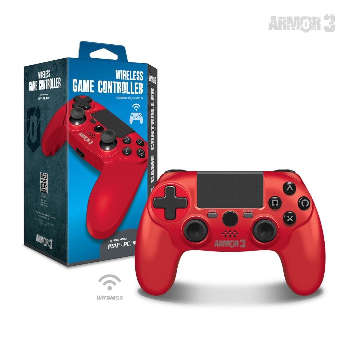 Wireless Game Controller for PS4/ PC/ Mac - Armor3 – Flashback