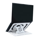 Foldable Stand for Laptops Tablets and Mobile Phones - Silver