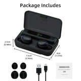 SK1 F9-5C Wireless Bluetooth 5.0 Earbuds with LED Display for iPhone/Android/PC/Bluetooth Devices