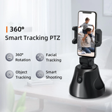 360 Degree Rotation Face Tracking Gimbal Stabilizer for Mobile Phone - Black