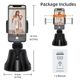 360 Degree Rotation Face Tracking Gimbal Stabilizer for Mobile Phone - Black