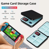 12-slot Game Storage Case for Nintendo Switch/Switch OLED/Switch Lite - Black