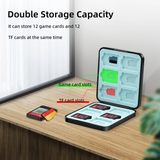12-slot Game Storage Case for Nintendo Switch/Switch OLED/Switch Lite - Black
