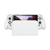 White Handheld Grip with Stand for the Nintendo Switch and Switch OLED