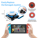 Analog Joystick for Nintendo Switch/Switch OLED Joy-Con/Switch Lite - White Cap