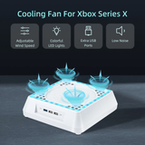 Stand with LED Lighting & Indicator for Xbox Series X Console - White
