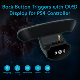 Back Paddle Button Attachment with OLED Display for the PS4 Controller