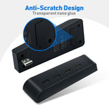 Black Dobe 4 Port USB 2.0 hub for the PS5 Consoles