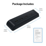 Black Dobe 4 Port USB 2.0 hub for the PS5 Consoles