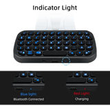 Dobe Wireless Keyboard with Backlight for the Sony PS5 Controller