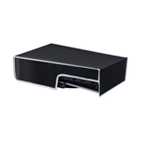 Horizontal Dust Cover with White Line for PS5 Game Console - Black