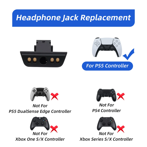 Headphone jack on sale ps5 controller