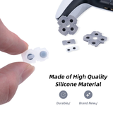 Silicone Conductive Rubber Pads Set for PS5 Controller