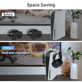 DOBE Retractable Bracket for PS5 Gaming Headphone - White (TP5-3531)