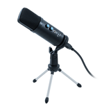 USB Condenser Microphone with Tripod Stand for PC