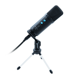 USB Condenser Microphone with Tripod Stand for PC