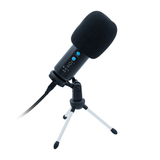 USB Condenser Microphone with Tripod Stand for PC