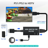 Multifunctional HDTV HDMI Adapter for PS1/PS2