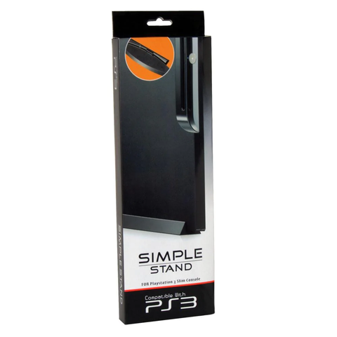 Vertical Stand Holder Plastic Base for PS3 Slim CECH 2000 Black