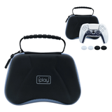 IPLAY 6 In 1 EVA Storage Bag With Crystal Case For PS5 Controller (HBP-286)
