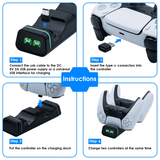 Dual Controller Charging Dock for the Switch Pro / PS5 /  Elite 2 / Series S/X