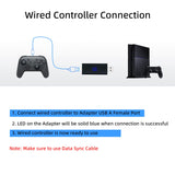 Wireless Controller Adapter for the PS5/PS4/PS3/Xbox One and Switch Pro