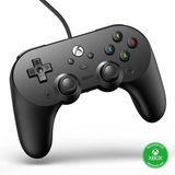 Black 8Bitdo Pro 2 Wired Gamepad for the Xbox One/ Series X/S and Windows 10