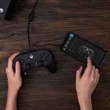 Black 8Bitdo Pro 2 Wired Gamepad for the Xbox One/ Series X/S and Windows 10