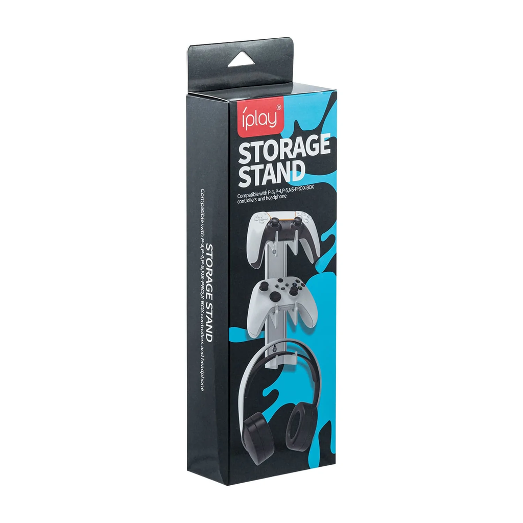 Wall Mount Stand for PS5/PS4/Xbox/Switch Controller & Headphone - Tran ...