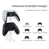 Wall Mount Stand for PS5/PS4/Xbox/Switch Controller & Headphone - Transparent